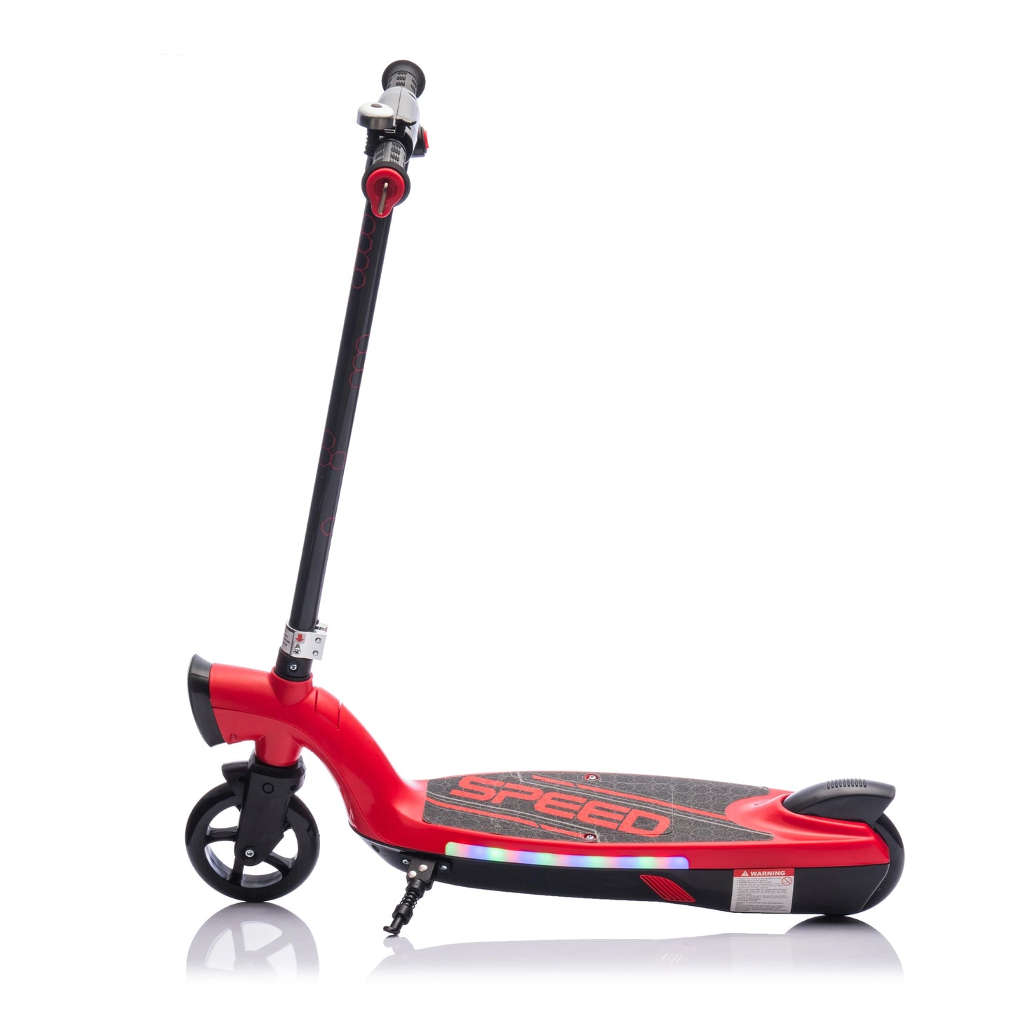 Electric Scooter for Kids Ages 6+, Max 13 Miles & 7 MPH Speed, Colorful LED Lights, Pink