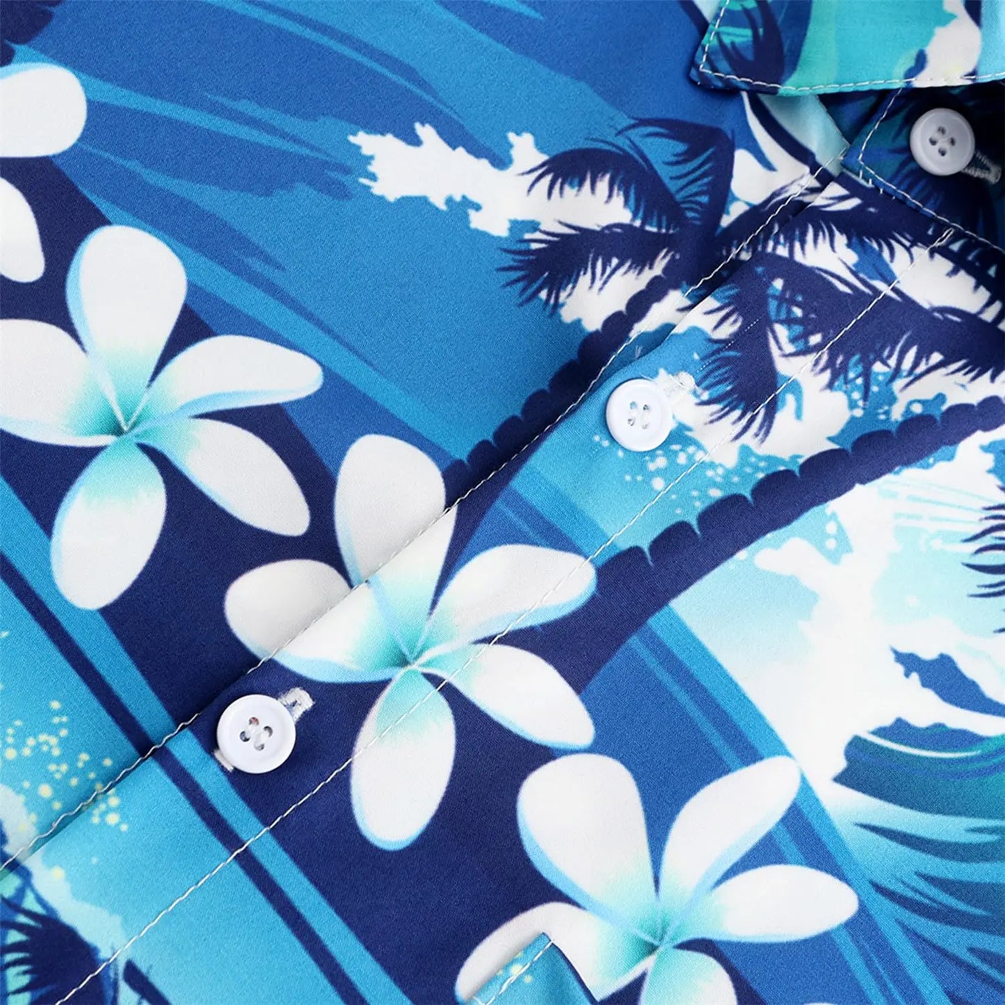 KYKU Funky Halloween Hawaiian Shirt for Men Palm Beach Shirts Tropical Vacation Shirts