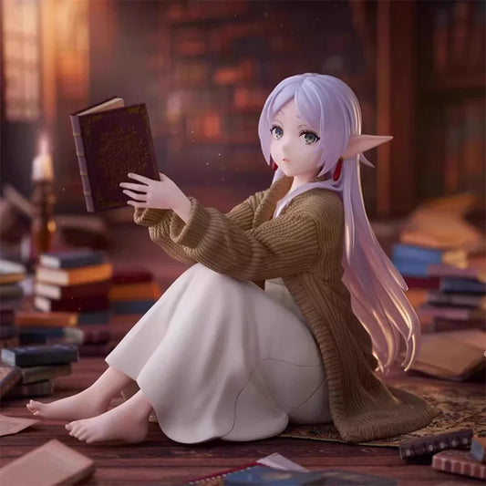 Frieren Beyond Journey's End Frieren Anime Figure Desktop Cute  no night-suit Frieren Action Figure  Figurine Model Doll Toy