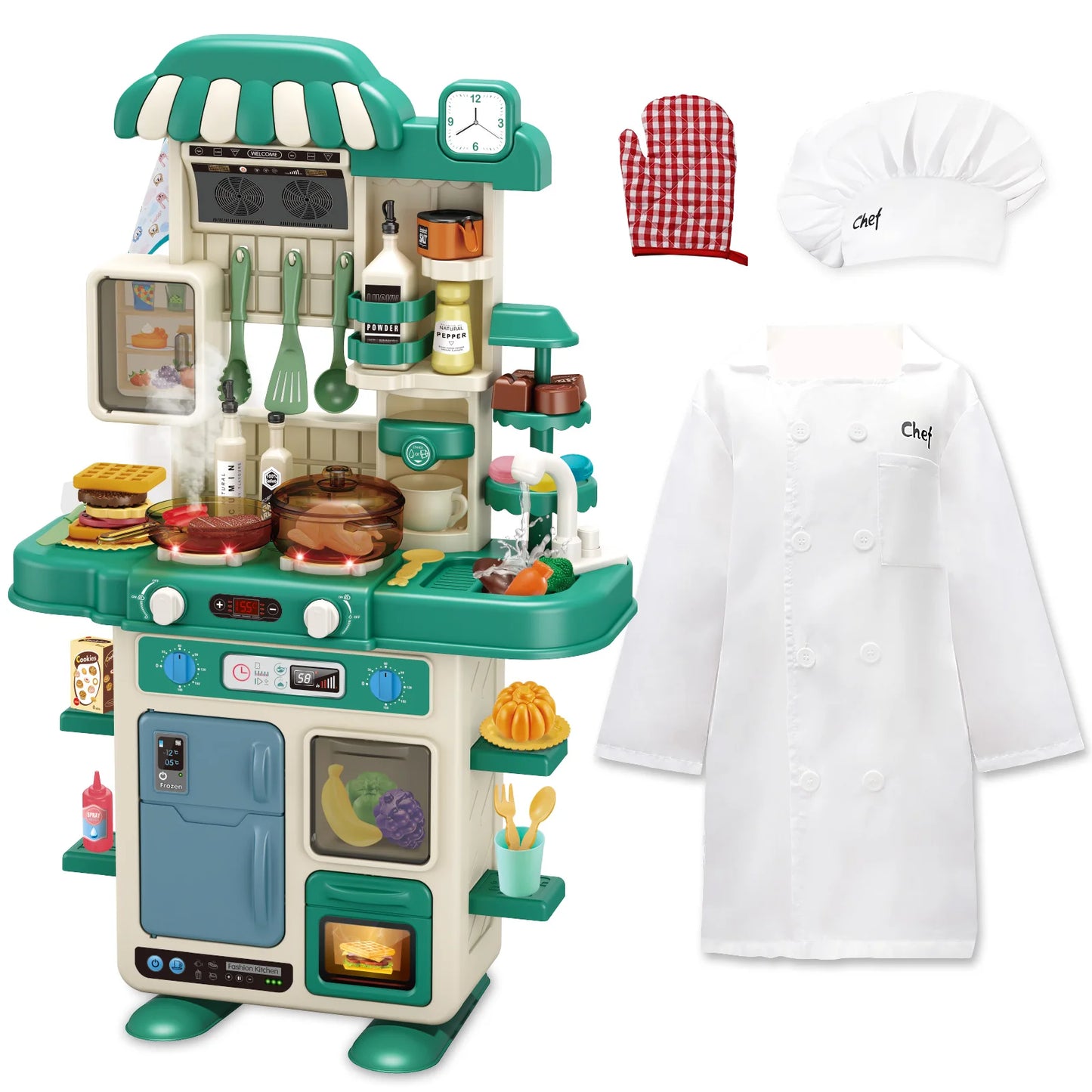 Children play every kitchen toy set baby simulation kitchenware 3 years old 4 years old cooking cooking girls boys