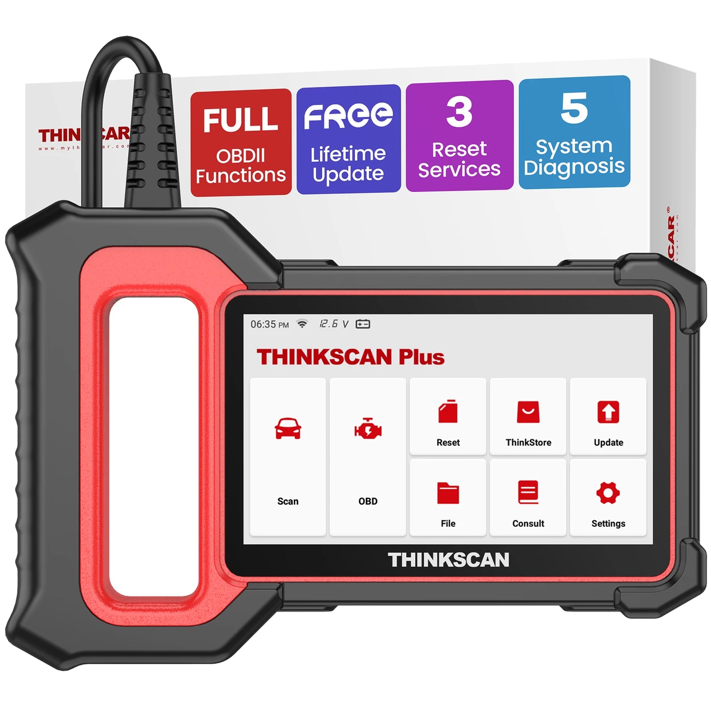 THINKCAR Thinkscan Plus S7 S6 S4 Obd2 Scanner Car Diagnostic Tools Automotivo OBD Scanner DIY Auto Diagnosis Tool Code Reader