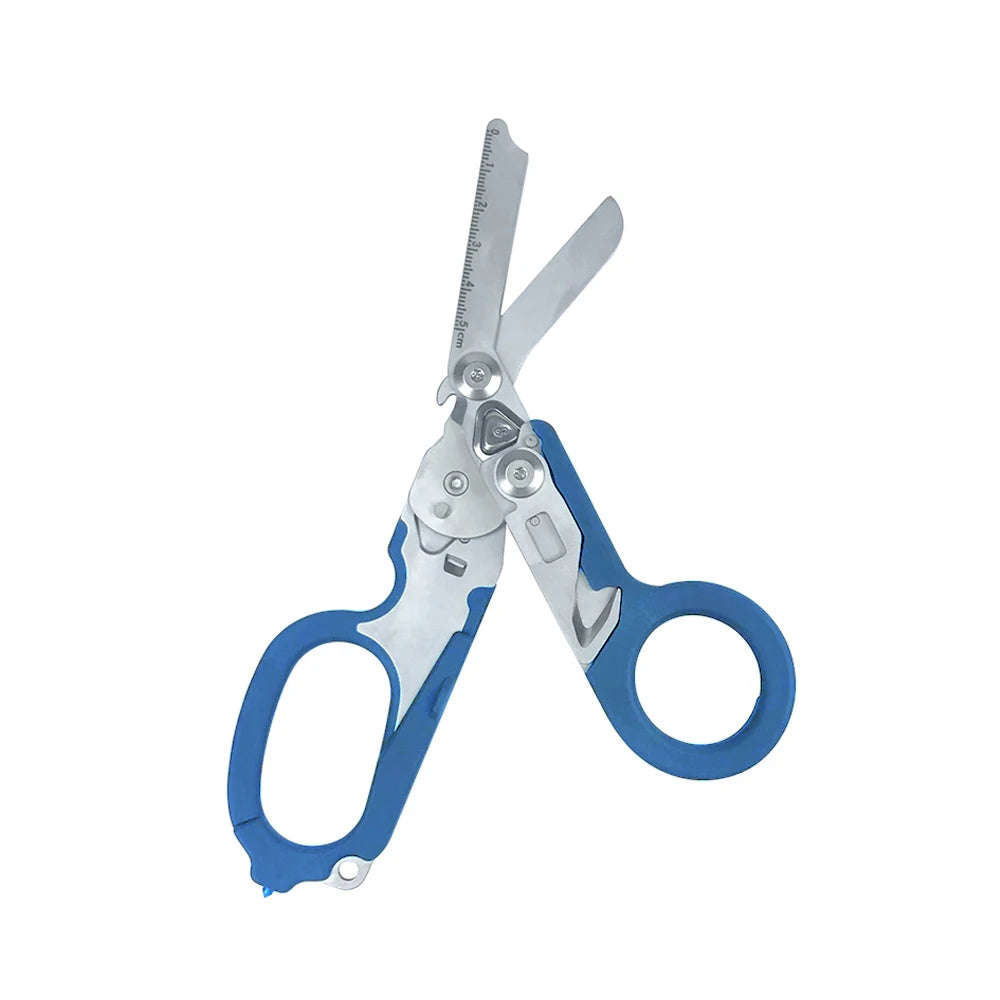 Raptor Emergency Response Shears Multifunctional Scissors with Strap Cutter and Glass Breaker with Compatible Holster