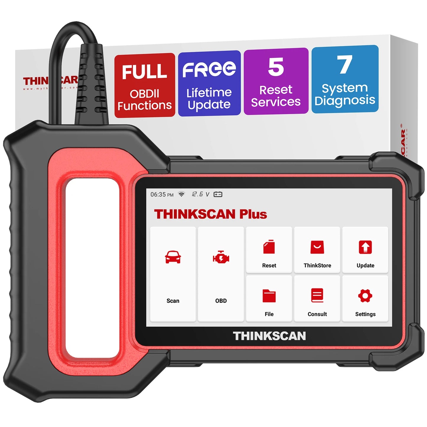 THINKCAR Thinkscan Plus S7 S6 S4 Obd2 Scanner Car Diagnostic Tools Automotivo OBD Scanner DIY Auto Diagnosis Tool Code Reader
