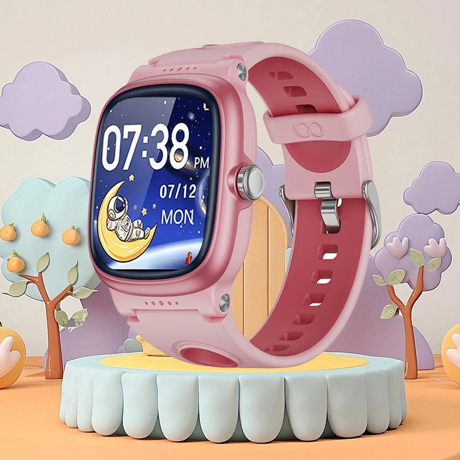 Smart Watch for Children 4-15 Years Old with 20 Games, Camera Control Alarm Clock Music Player Pedometer Birthday Gift (Blue)