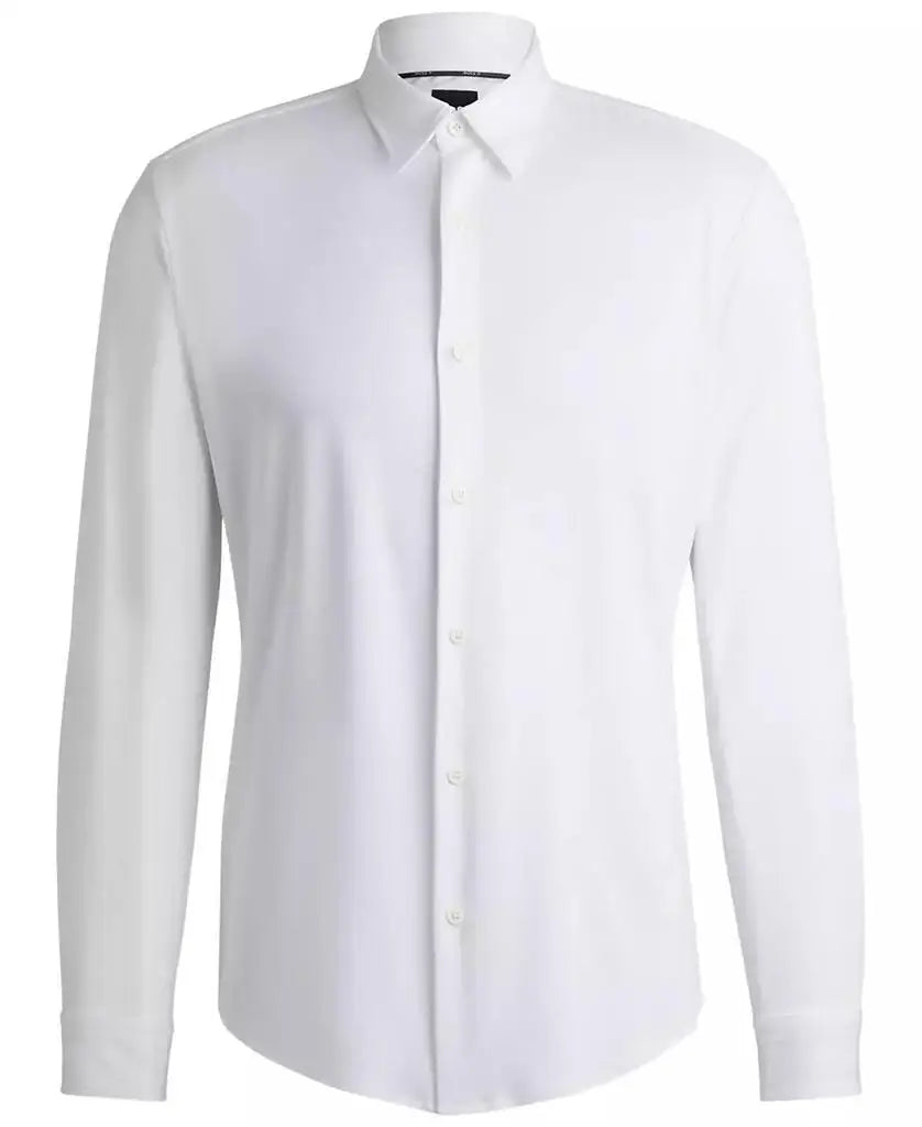 Hugo Boss | Men's Slim-Fit Performance-Stretch Shirt