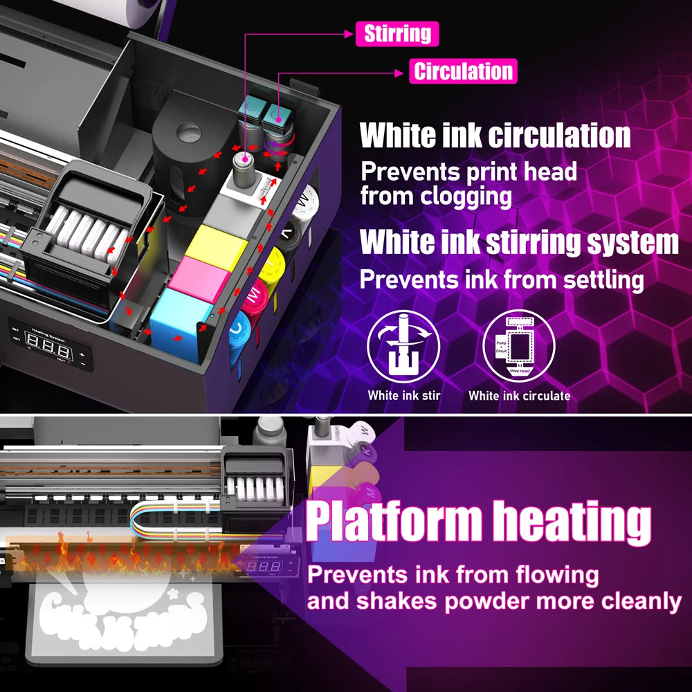 A4 DTF Printer for Epson L805 Direct to Film DTF Impresora Heat Transfer DTF Printer for Clothes T shirt DTF Printing Machine