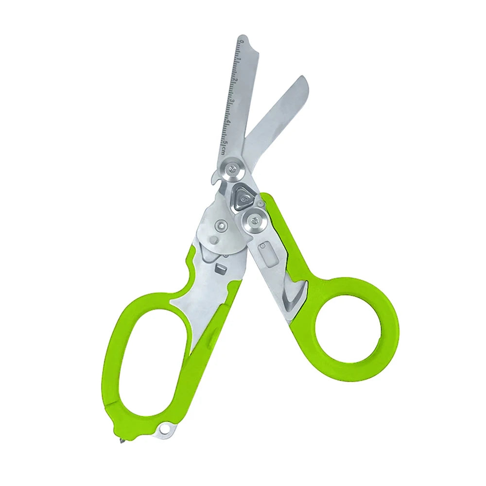 Raptor Emergency Response Shears Multifunctional Scissors with Strap Cutter and Glass Breaker with Compatible Holster