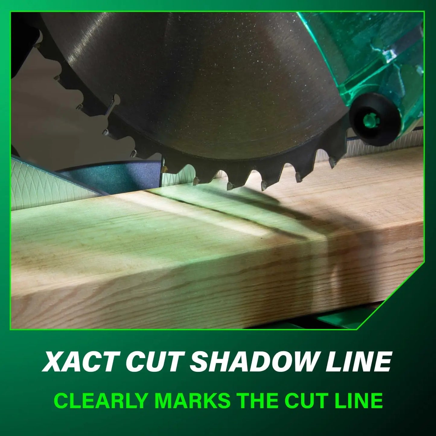 10-Inch Single Bevel Compound Miter Saw, 15-Amp Power with Xact Cut Shadow Line, Precision Angles, Lightweight Design